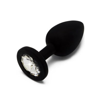 Analni plug sa cirkonom – silikonski crni