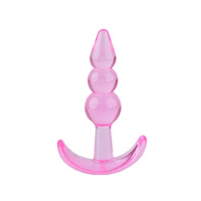 Analni dildo T-plug - rozi