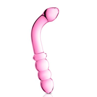 Stakleni Dildo – Glossy Roze